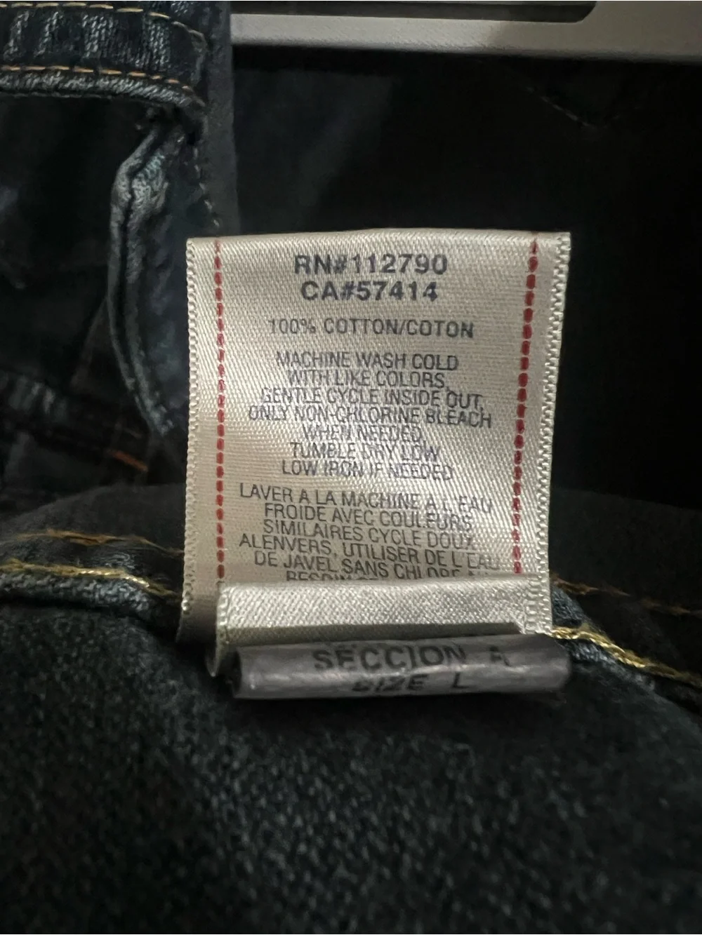True Religion Kids Dark Blue Denim Jacket with Signature Stitching
